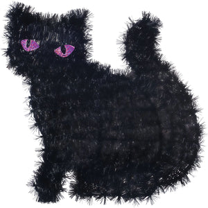 Black Cat Tinsel Decoration