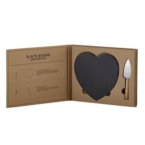 Cardboard Book Set - Slate Board Serving Set