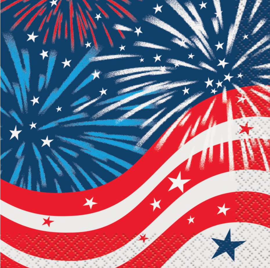Fireworks 4th of July Pattern