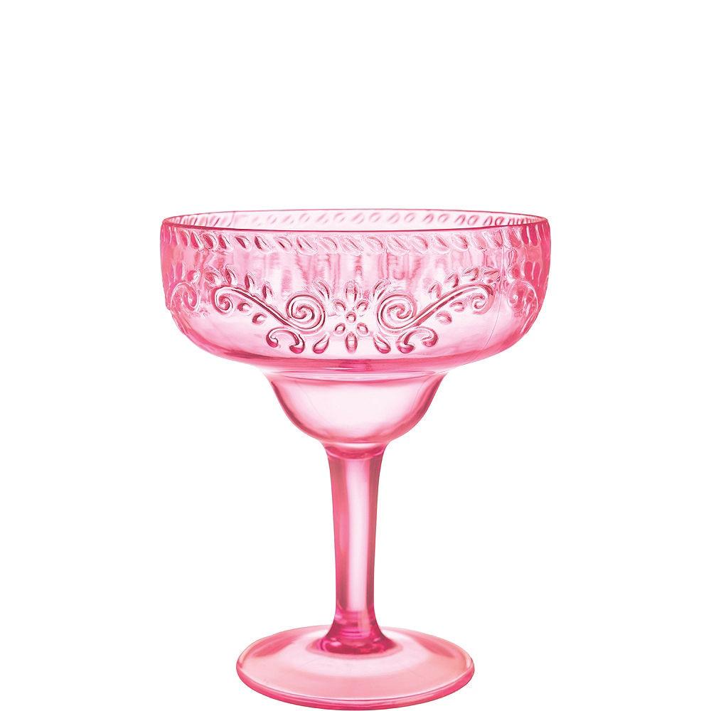 Pink Elegant Boho Plastic Glassware