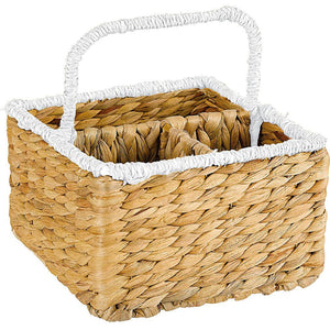 Boho Vibes Wicker Utensil Caddy